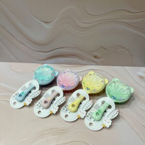 برس مو فانتزی طرح آکواریومی | Aquarium Shell Design Hair Brush